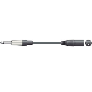 Chord 6.3mm Mono - XLRM 3m