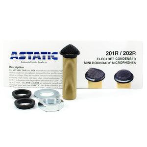 CAD Astatic RF Resistant Mini-Boundary Button Condenser Microphone ~ Black