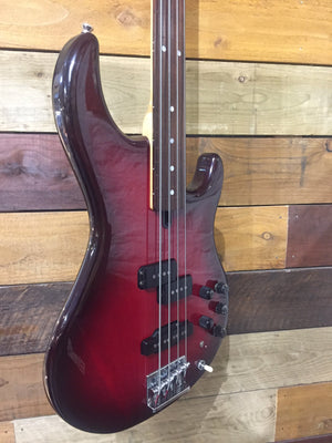 Yamaha BB1100S Fretless Bass 1990's Redburst
