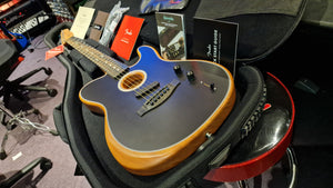 Fender American Acoustasonic Telecaster Black USA Tele Electric Guitar