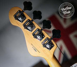 Vintage VJ74 Reissued Bass Ventura Green Matching Colour Headstock - ProTone Music