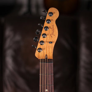 Fender Player Acoustasonic Tele Shadow Burst headstock