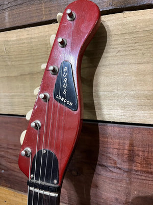 Burns Vistasonic 3 Pickup Red 1960's