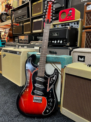 Burns Double Six Redburst with original Burns hard case 2001549.00