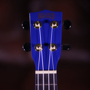 Mahalo MR1BU Soprano Ukulele headstock