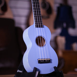 Mahalo MR1LBU Soprano Ukulele angled