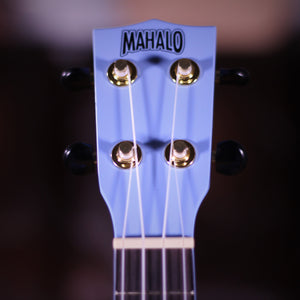 Mahalo MR1LBU Soprano Ukulele headstock