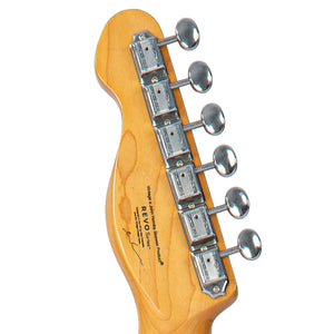 Trans Orange Vintage REVO Series 'Surfmaster' Thinline Twin Electric Guitar