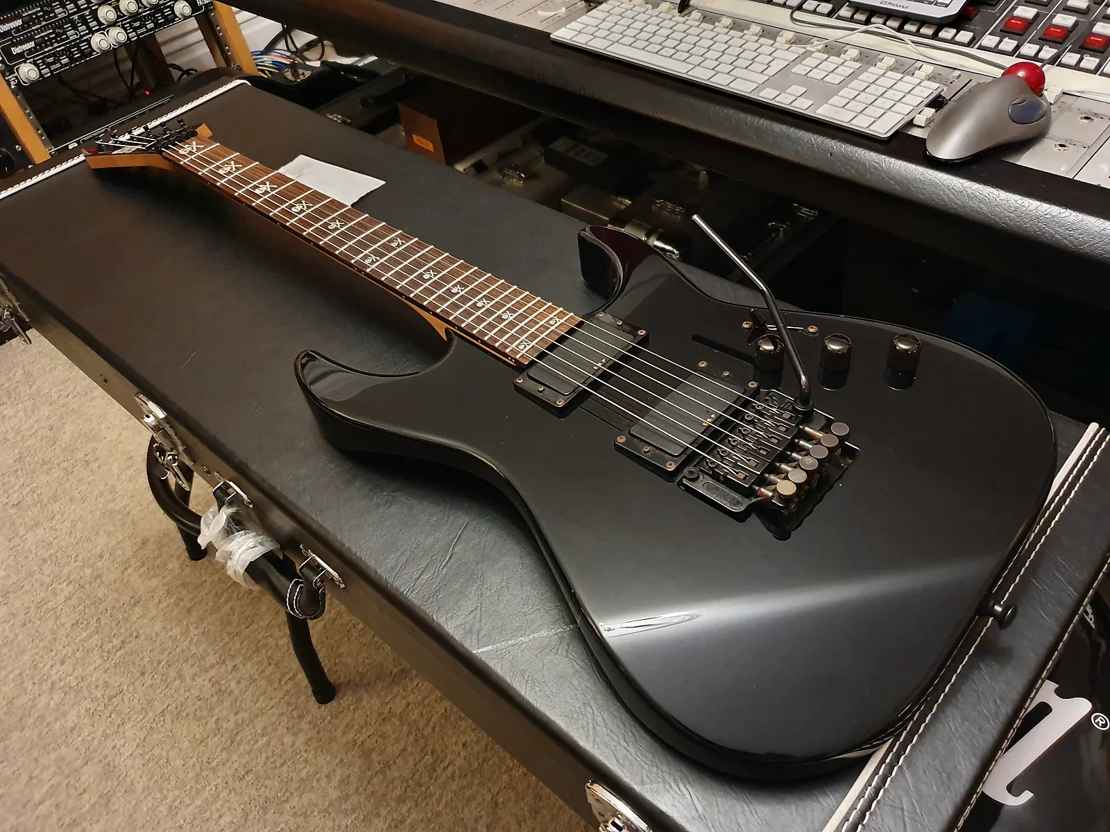 1993 ESP Custom Shop FIRST Year M-II Kirk Hammett Metallica NO Signature RARE! Hang Tag! KH-2 KH2 M2