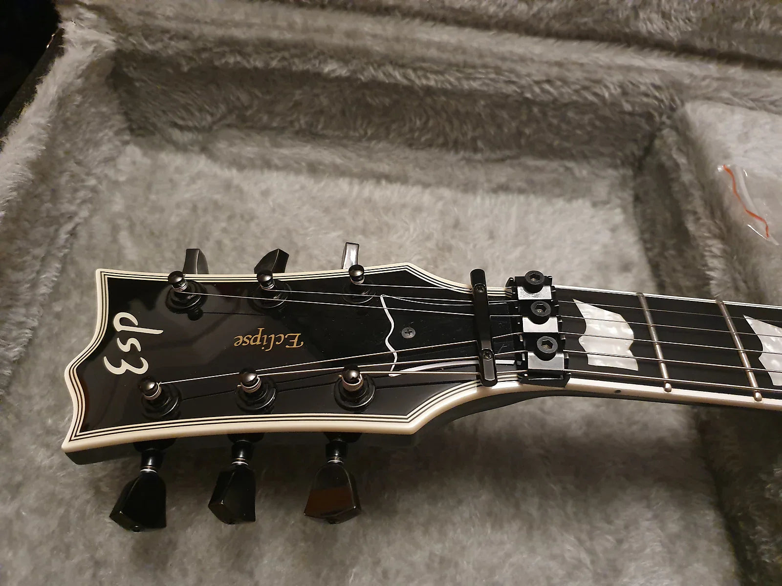 ESP Custom Shop Eclipse FR Prototype Floyd Rose EMG Guitar Artist Owned by Saxon Doug Scarratt