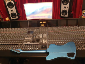 ESP Custom Shop Firebird Phoenix Gibson Lawsuit Pelham Blue Vintage 80's Electric Guitar