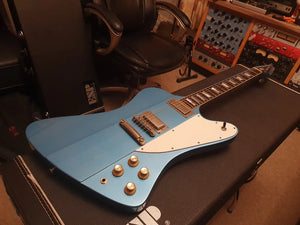 ESP Custom Shop Firebird Phoenix Gibson Lawsuit Pelham Blue Vintage 80's Electric Guitar