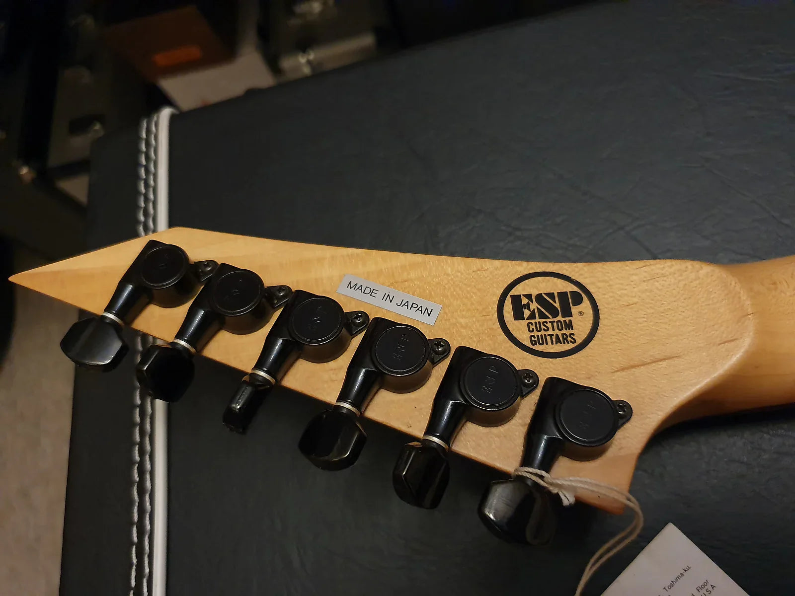 1993 ESP Custom Shop FIRST Year M-II Kirk Hammett Metallica NO Signature RARE! Hang Tag! KH-2 KH2 M2