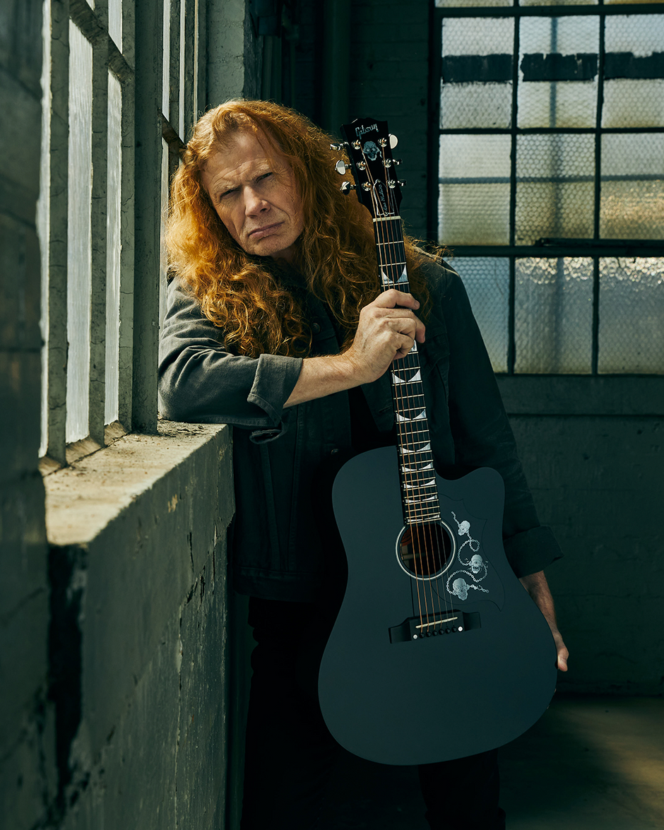 Unleashing the Soul of Heavy Metal: The Dave Mustaine Songwriter Gibson Acoustic Guitar