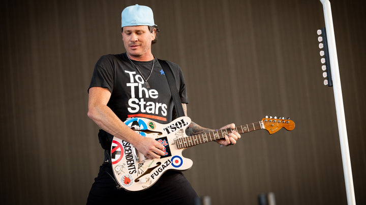 Tom DeLonge of Blink-182 Introduces His Signature Fender Starcaster Guitar