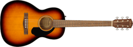 Fender CP-60S Parlor, Walnut Fingerboard, Sunburst
