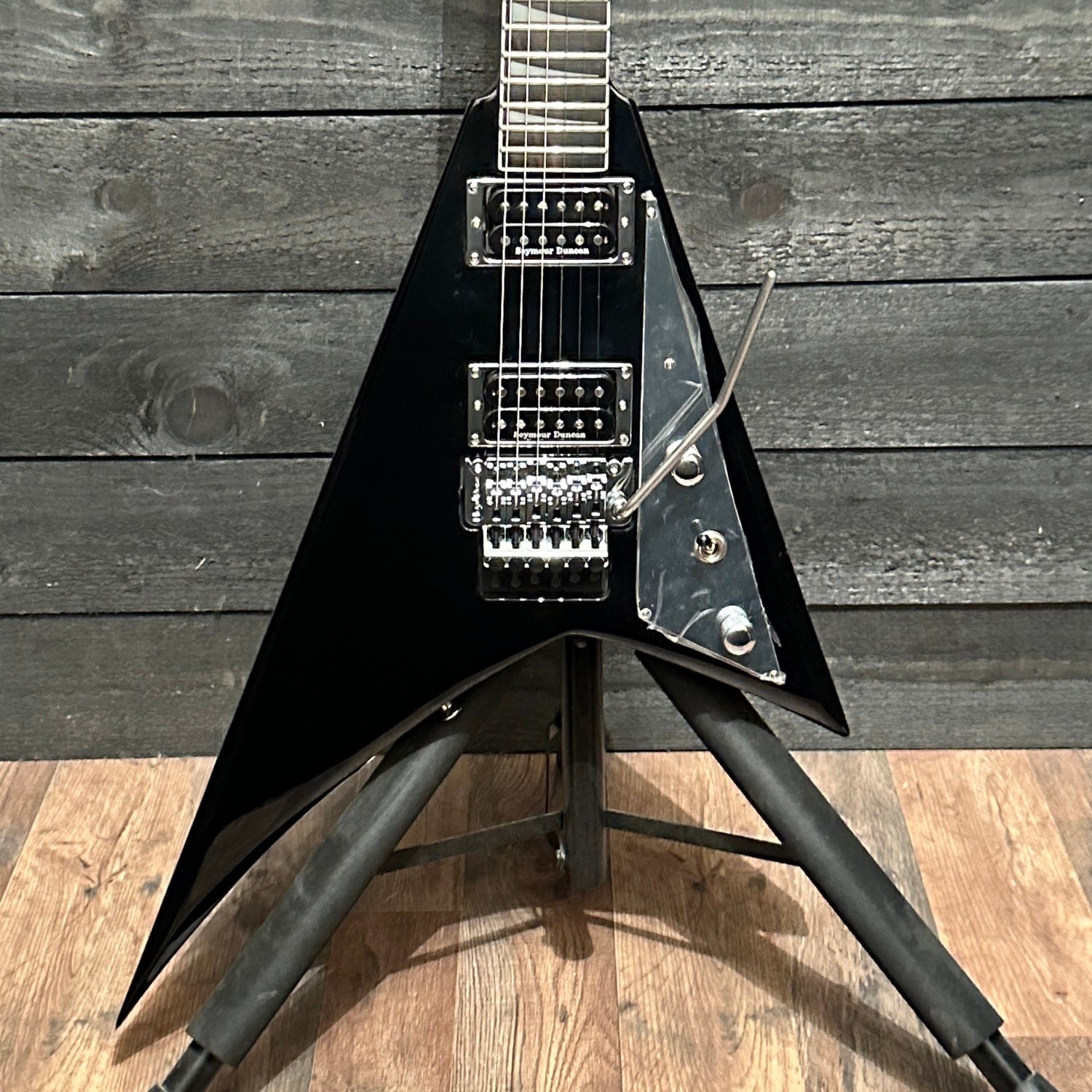Jackson Pro Series Rhoads RR Ebony FB Electric Guitar - Gloss Black