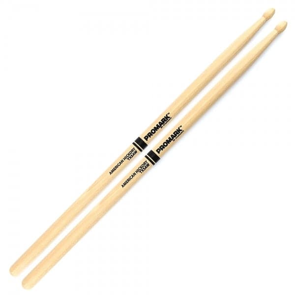 Promark TX5BW American Hickory 5B Drum Sticks - Wooden Tip