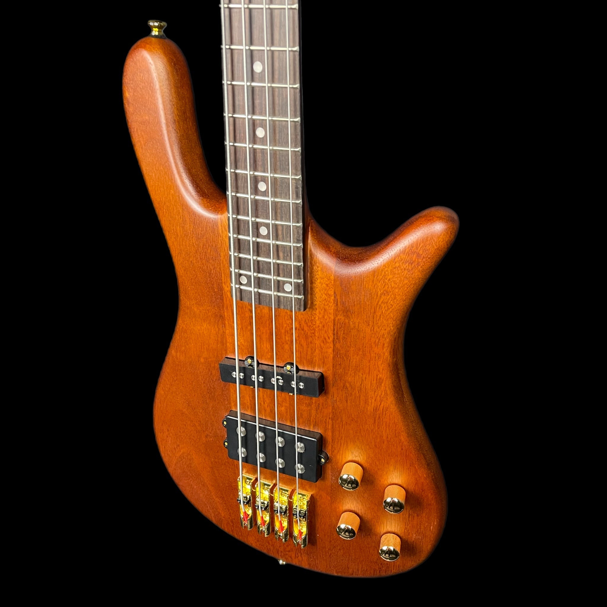 SX SWB1 Active Bass Guitar in Natural