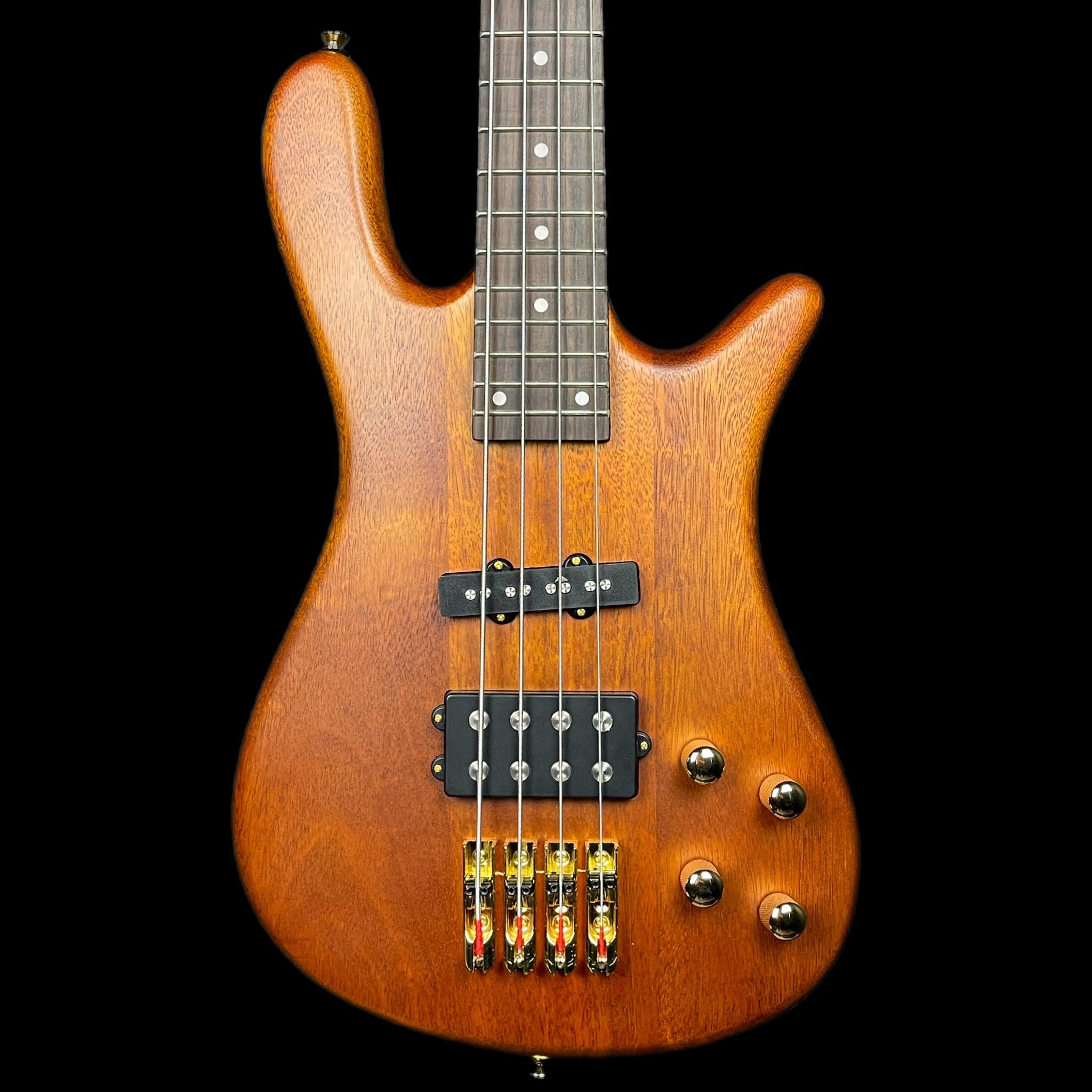 SX SWB1 Active Bass Guitar in Natural