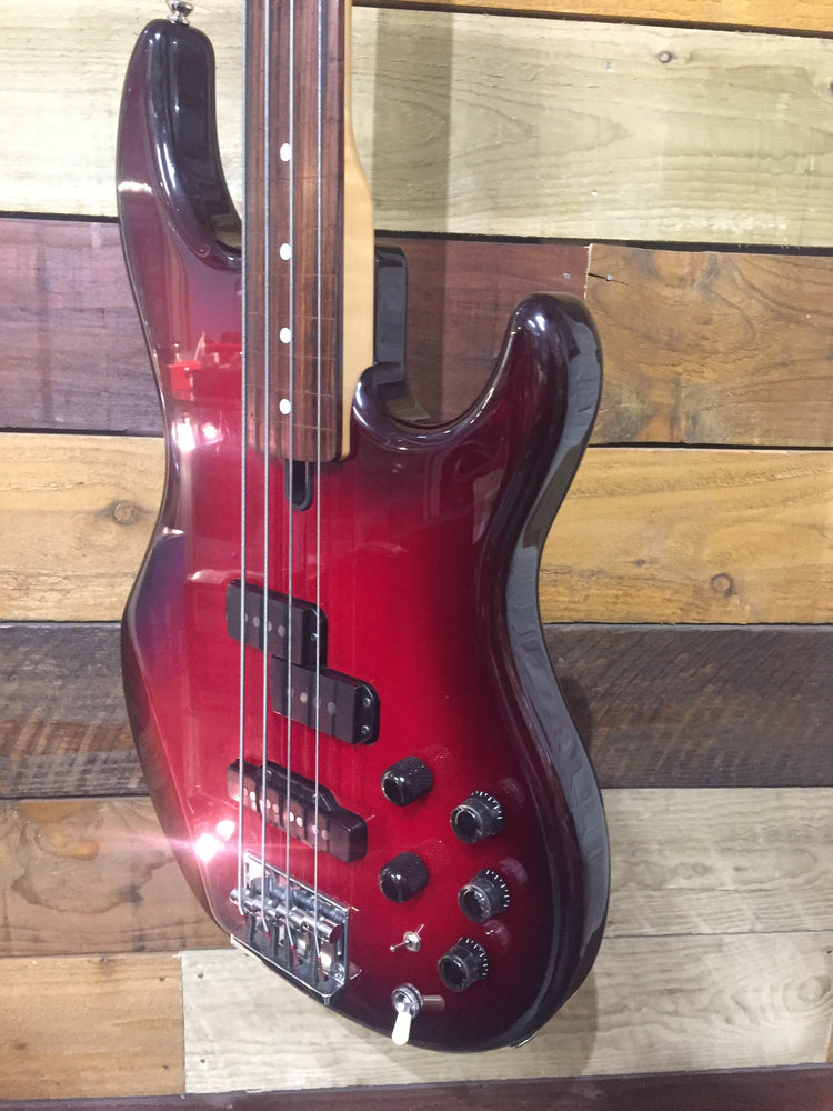 Yamaha BB1100S Fretless Bass 1990's Redburst