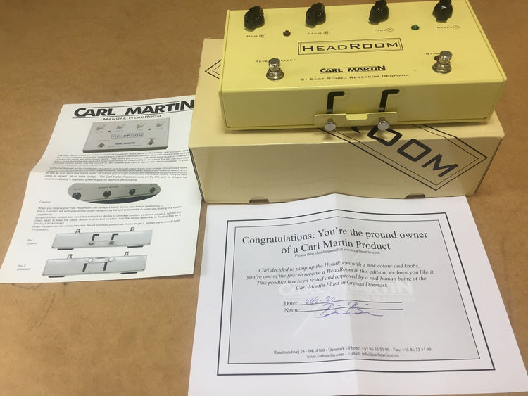 Carl Martin HeadRoom Spring Reverb Pedal