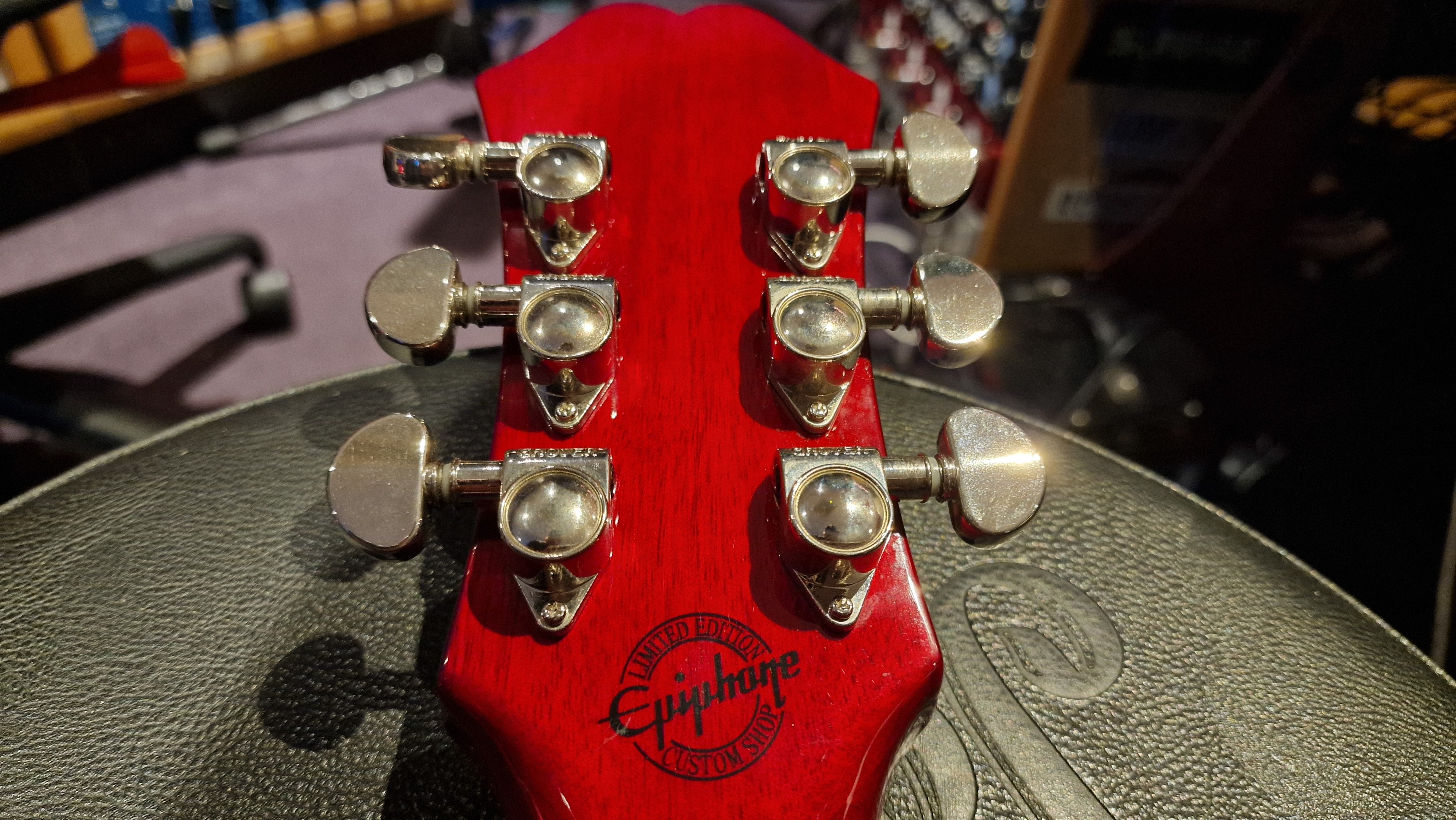 2012 Gibson Epiphone Custom Shop Limited Edition ES-335 Dot Studio Cherry Red DC Guitar