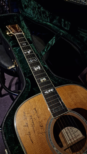 Martin Marty Stuart (Ex-Johnny Cash D-45) HD-40MS Custom Shop Limited Edition Signature Acoustic Guitar Artist Owned Signed