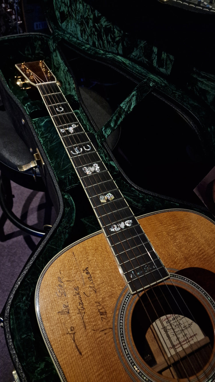 Martin Marty Stuart (Ex-Johnny Cash D-45) HD-40MS Custom Shop Limited Edition Signature Acoustic Guitar Artist Owned Signed