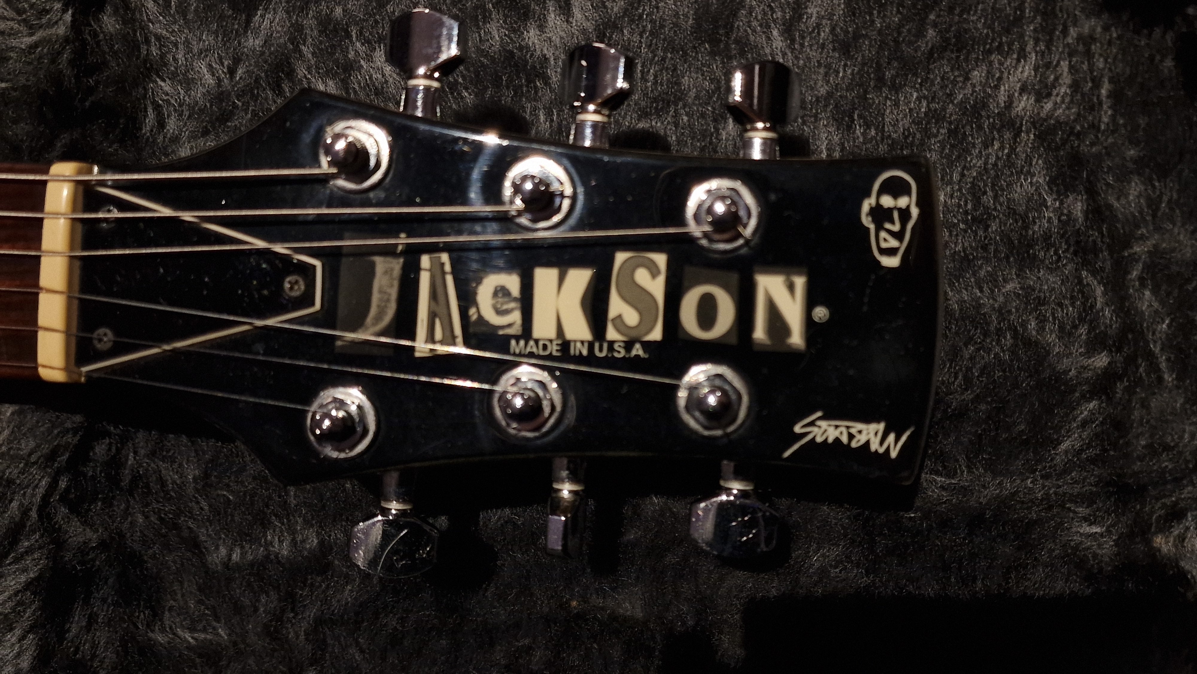 Jackson USA Scott Ian JJ1 Anthrax Signature Les Paul Jr DC Double Cut Korina Electric guitar