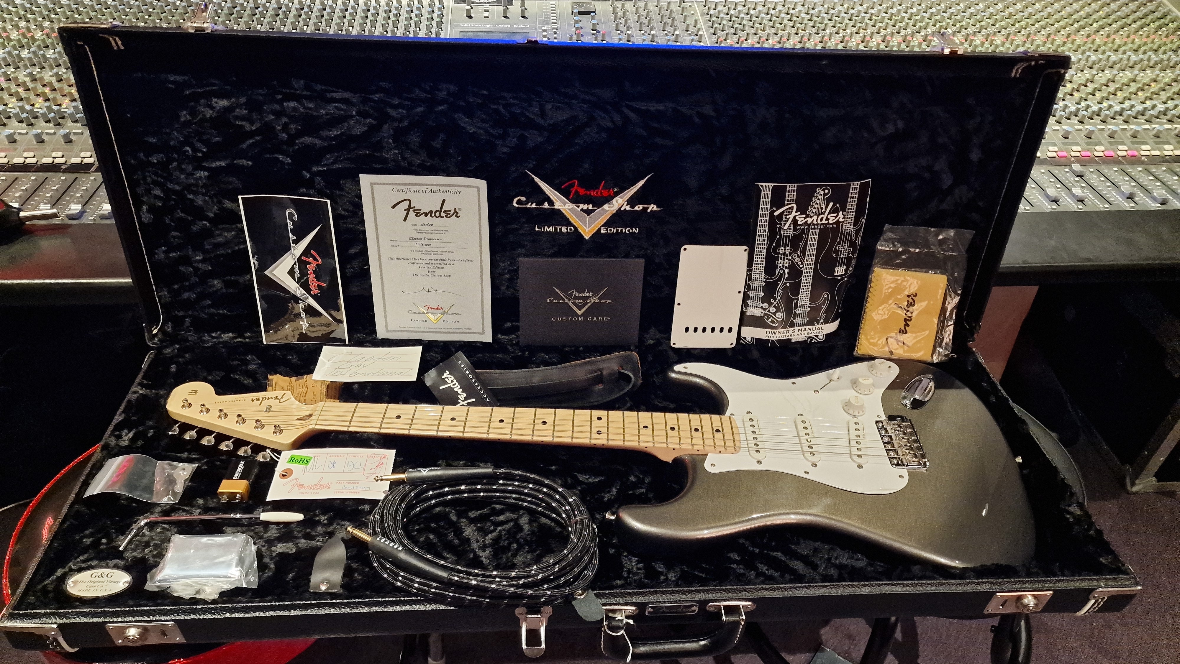 Fender Custom Shop Eric Clapton 2010 Limited Edition EC Grey Signature Electric Guitar Designed my Master Builder Todd Krause