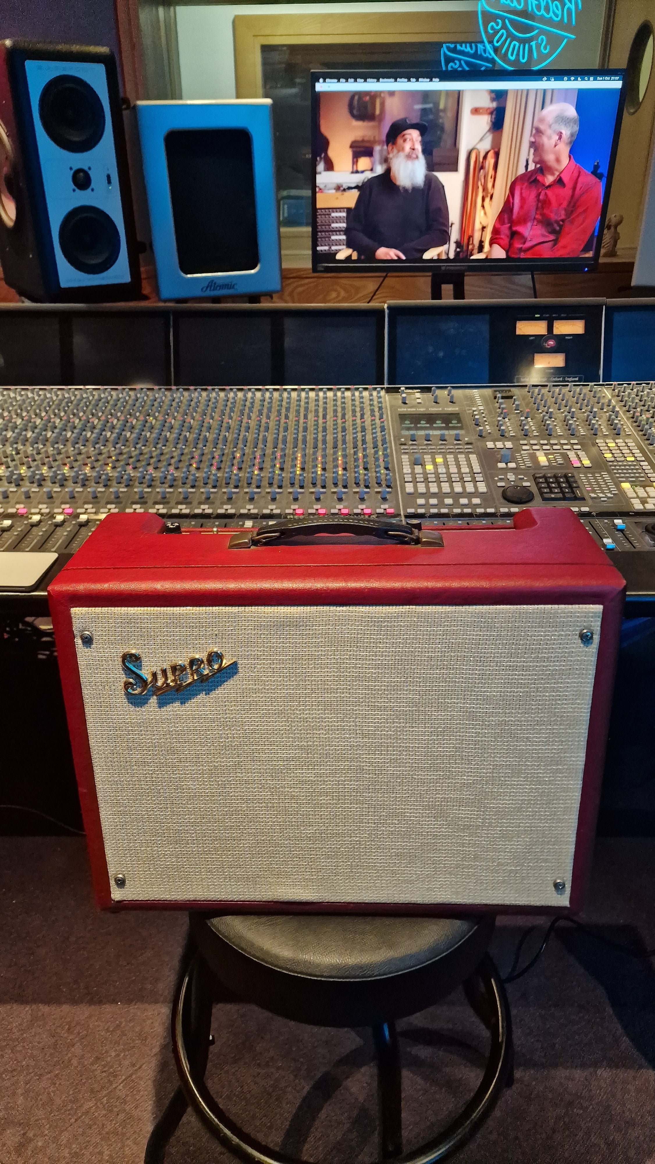 Supro S6422TR Tremo-Verb 1964 Persian Red Vintage '60s Guitar Amp Amplifier Combo