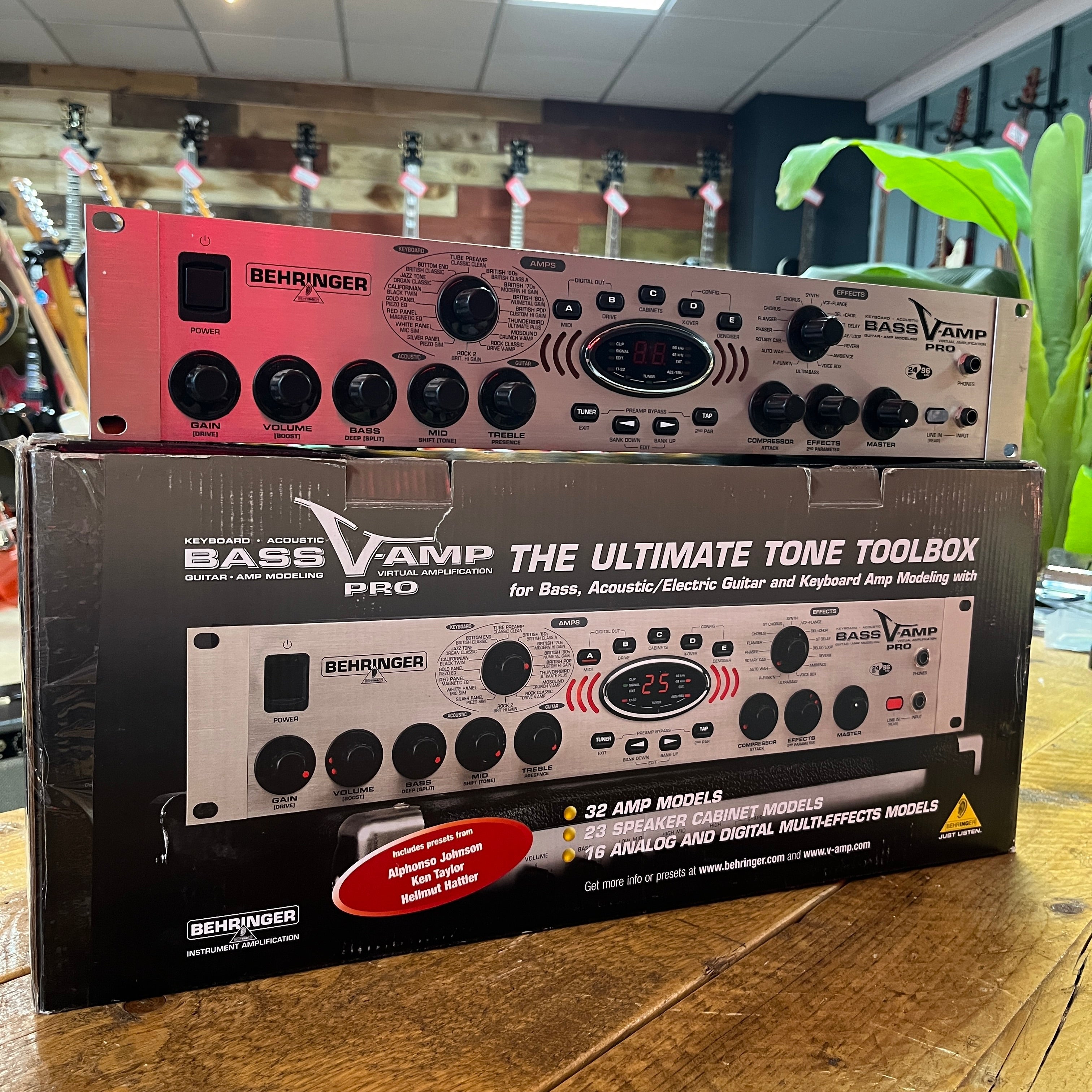 Behringer Bass V-AMP Pro Rackmount Amp Modeler and Multi-Effect 2010