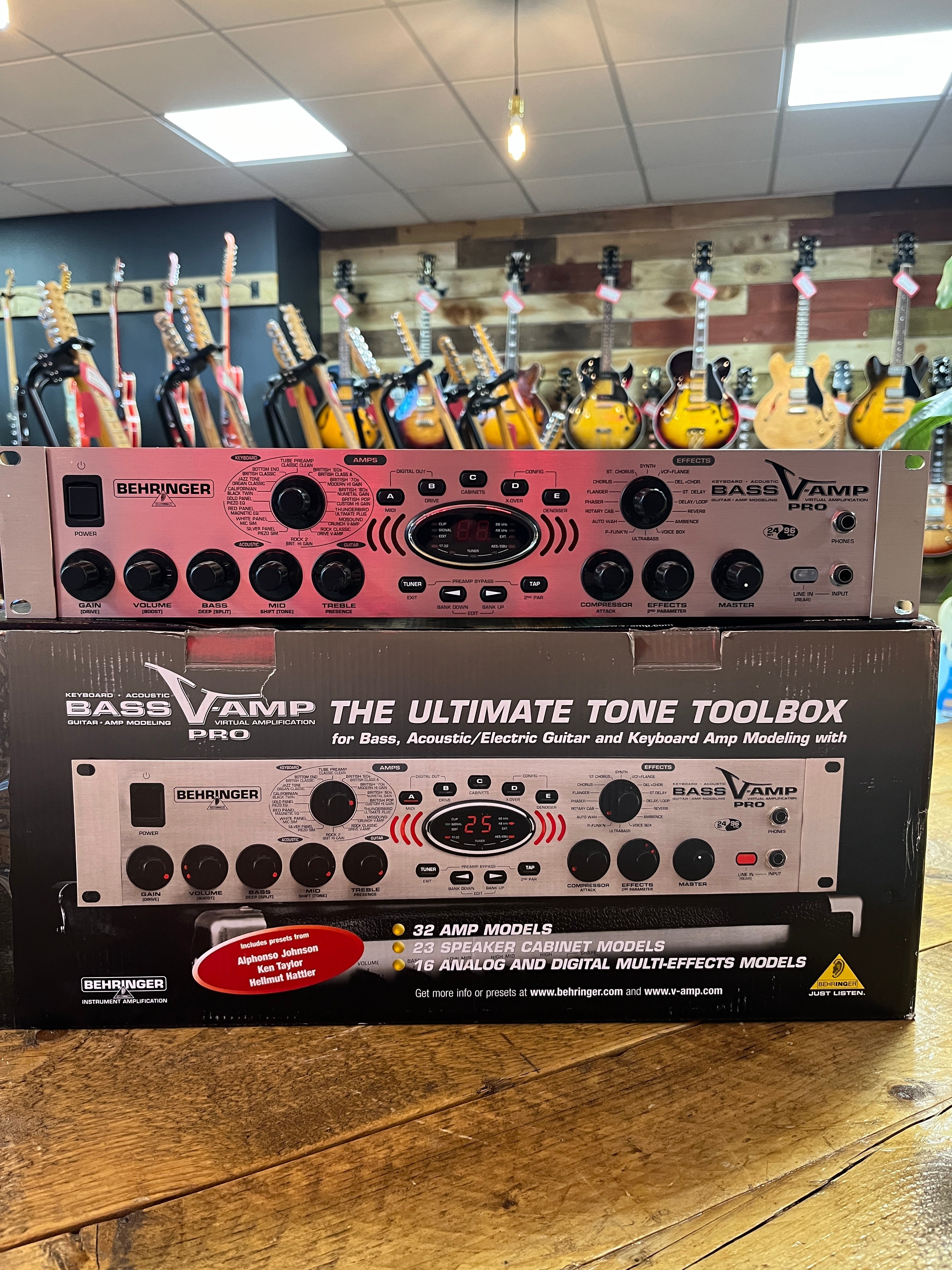 Behringer Bass V-AMP Pro Rackmount Amp Modeler and Multi-Effect 2010