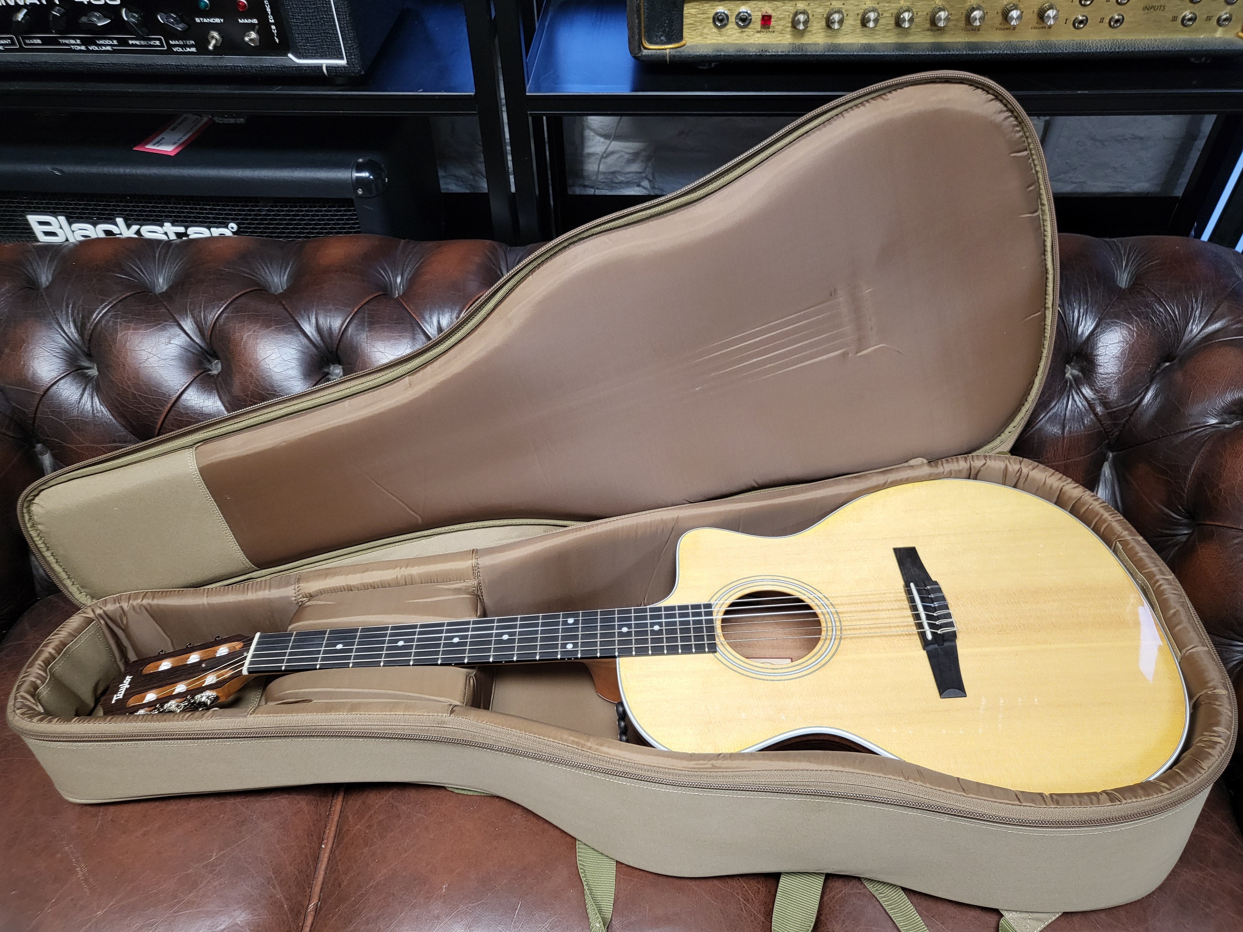 Taylor 214ce with ES2 Electronics 2021 Natural