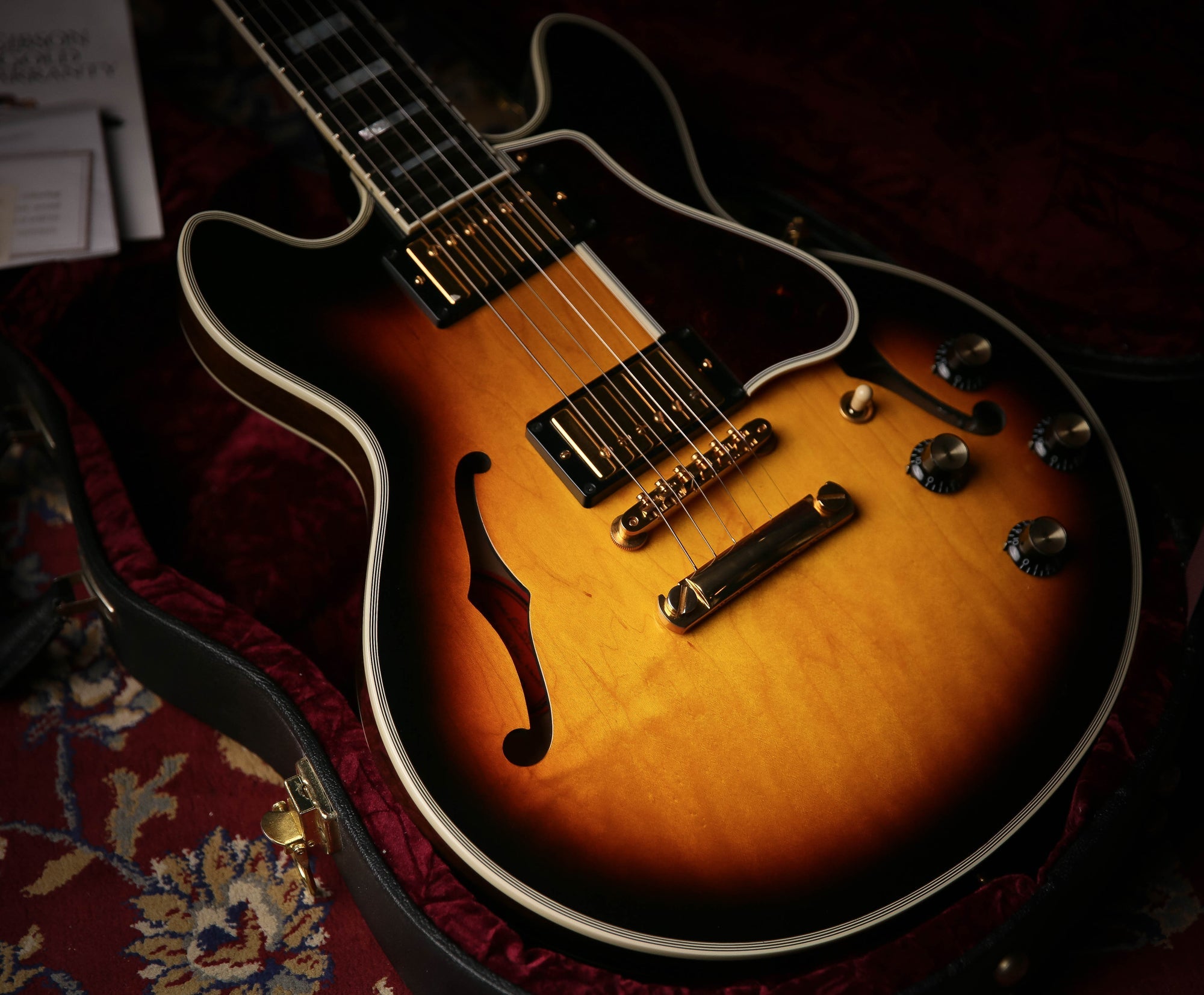Gibson USA Custom Shop ES-359 Semi Hollow Sunburst & COA & Gibson Case - ProTone Music