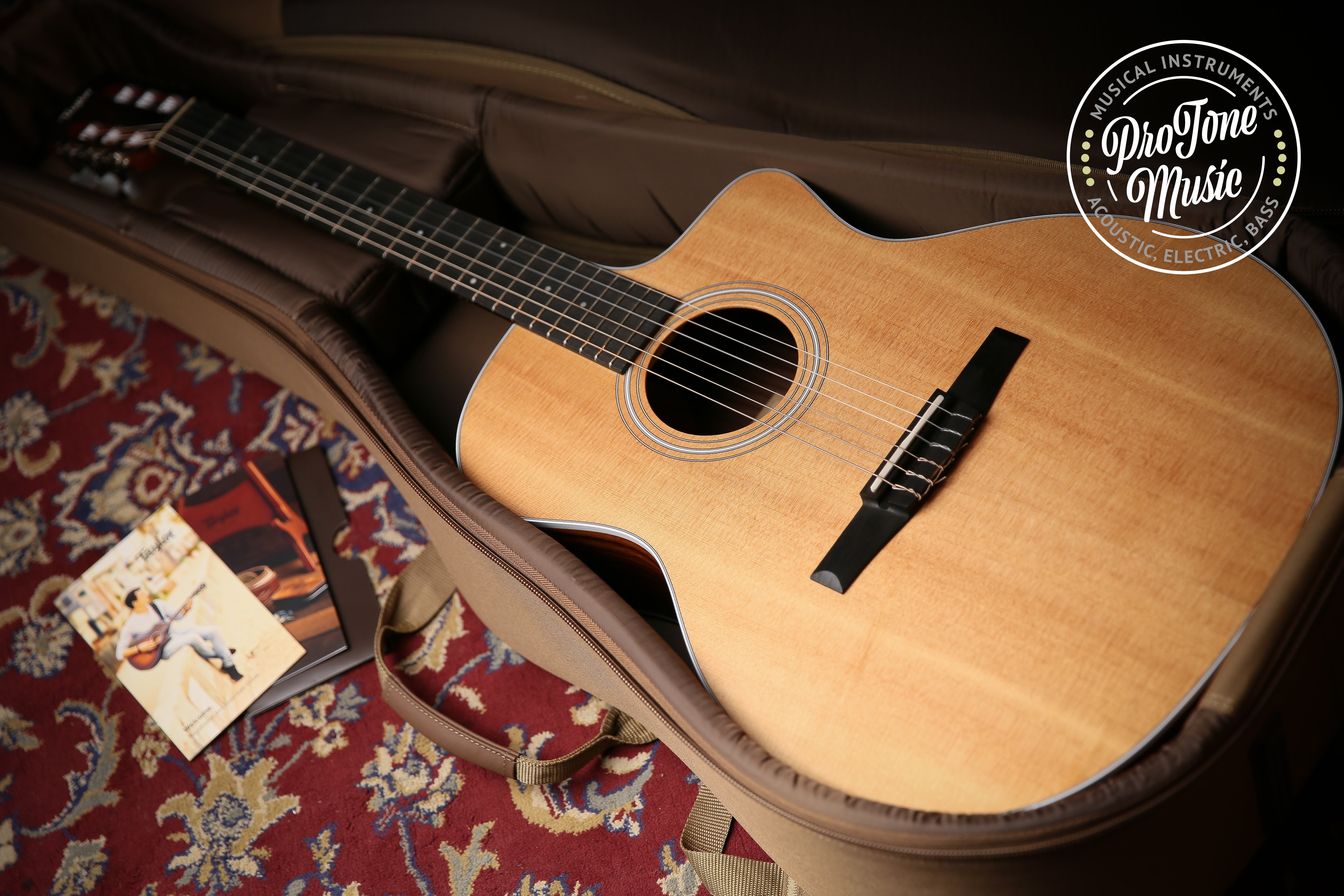 Taylor 214CE-N Natural Satin & Taylor Gig Bag