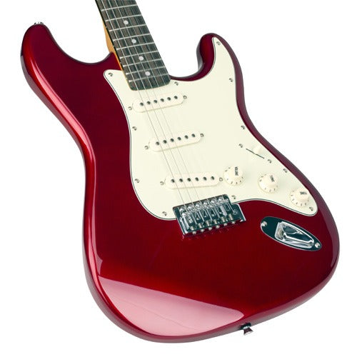 8665: SX ELECTRIC GUITAR SC STYLE, RED