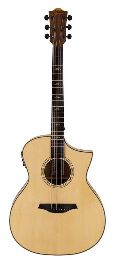 Bromo BAT4CE Solid Top Auditorium Electro Acoustic Guitar