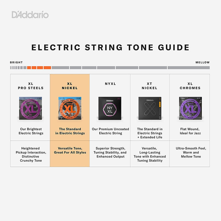 D'Addario EXL110 XL Electric Guitar Strings - Regular Light - 10-46