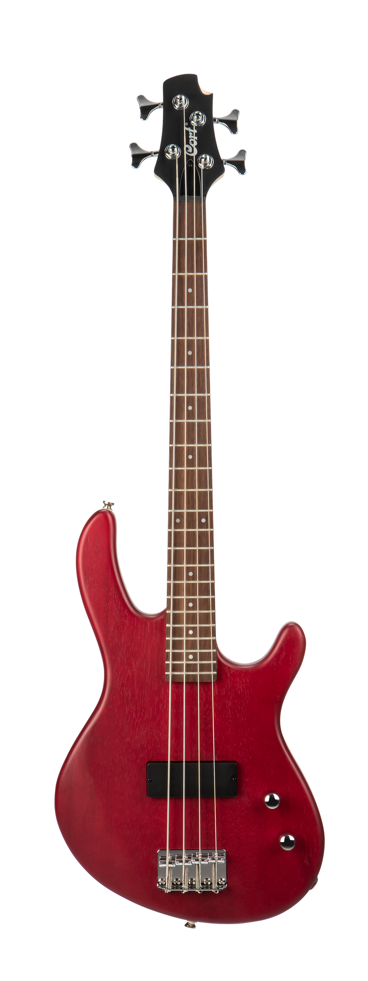 Cort Action Bass Junior Open Pore Black Cherry