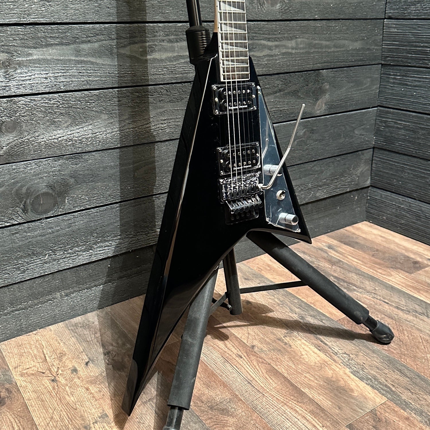Jackson Pro Series Rhoads RR Ebony FB Electric Guitar - Gloss Black