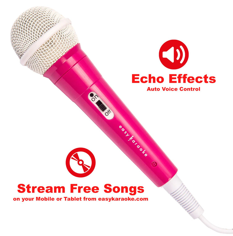 Easy Karaoke Bluetooth® Karaoke Machine + 1 Microphone