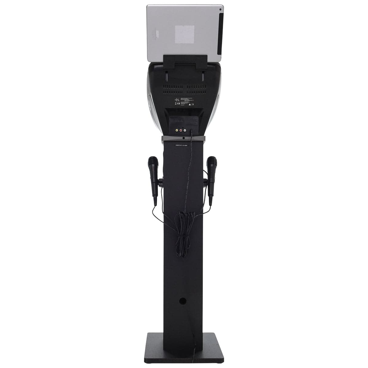 Easy Karaoke Bluetooth® Karaoke System with Speaker Pedestal + 2 Microphones