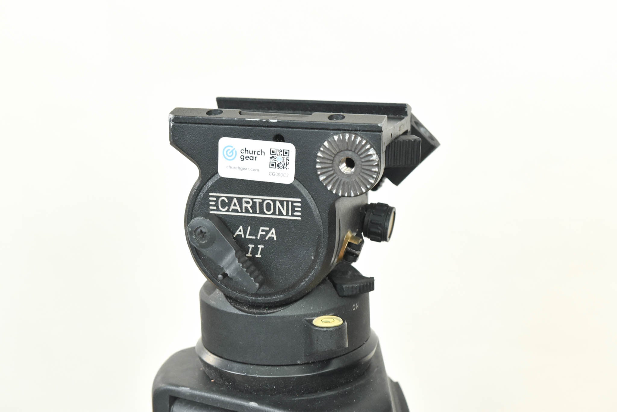 Cartoni ALFA II Fluid Head with Vinten Aluminum Tripod