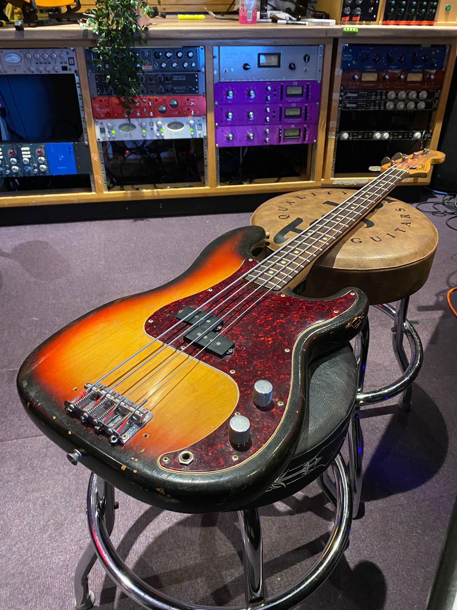 1972 Fender Precision Bass artist owned by John Entwistle of The Who