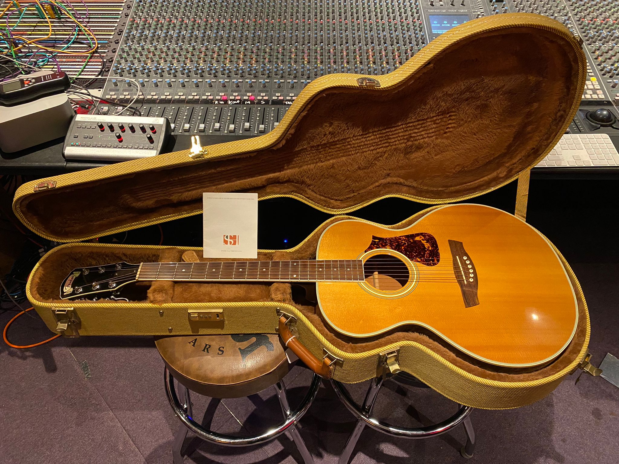 Fender Custom Shop Spring Hill Nashville USA Acoustic Guitar - Gibson SJ Style! For Sale
