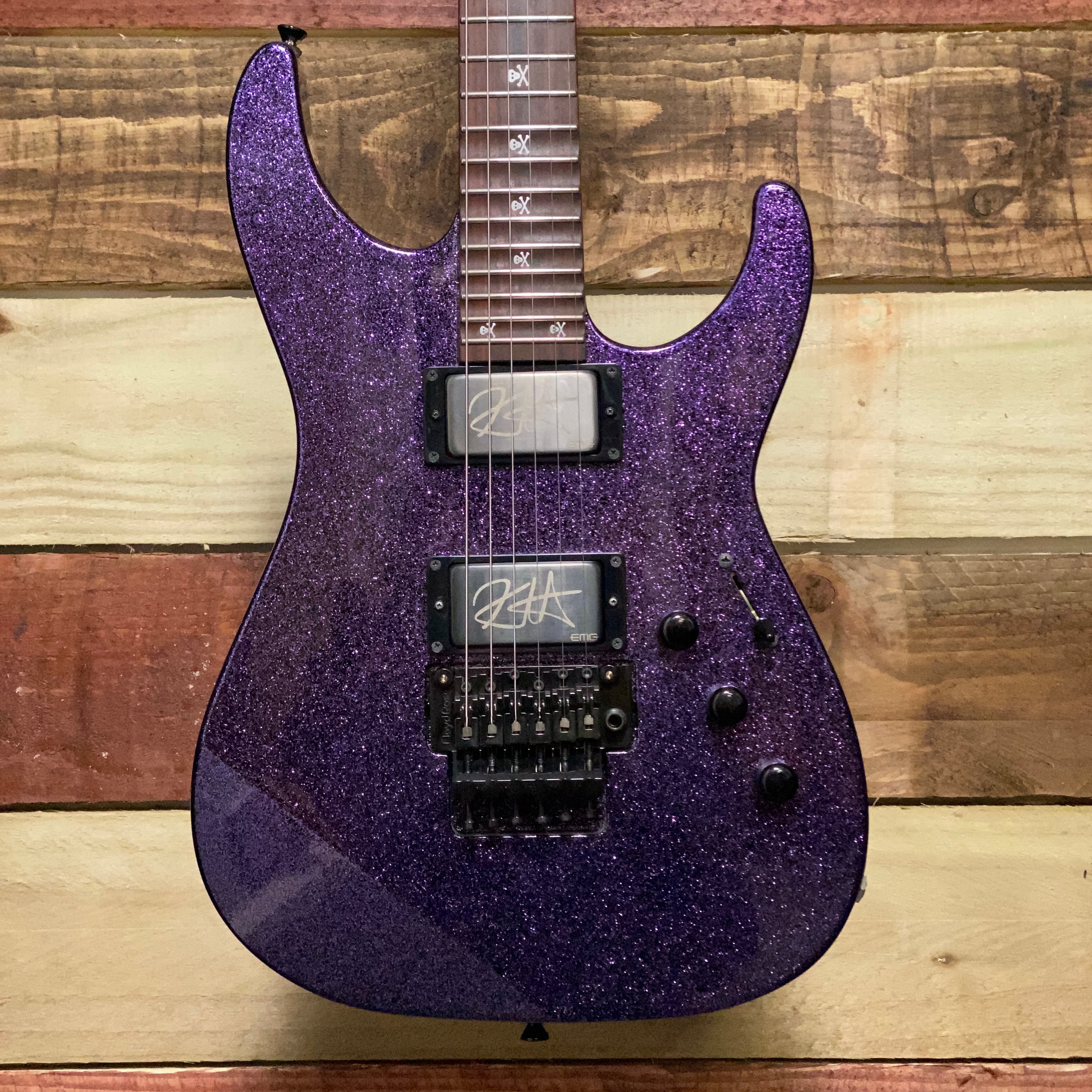 ESP KH-2 Kirk Hammett Signature Purple Sparkle