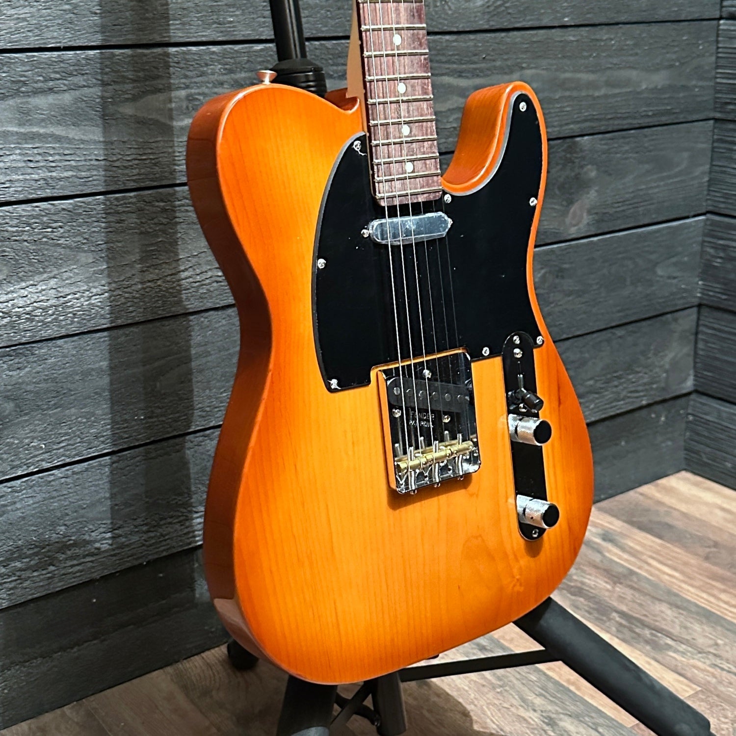 Fender Limited Edition American Performer Timber Telecaster USA Electric Guitar 2022 - Honey Burst