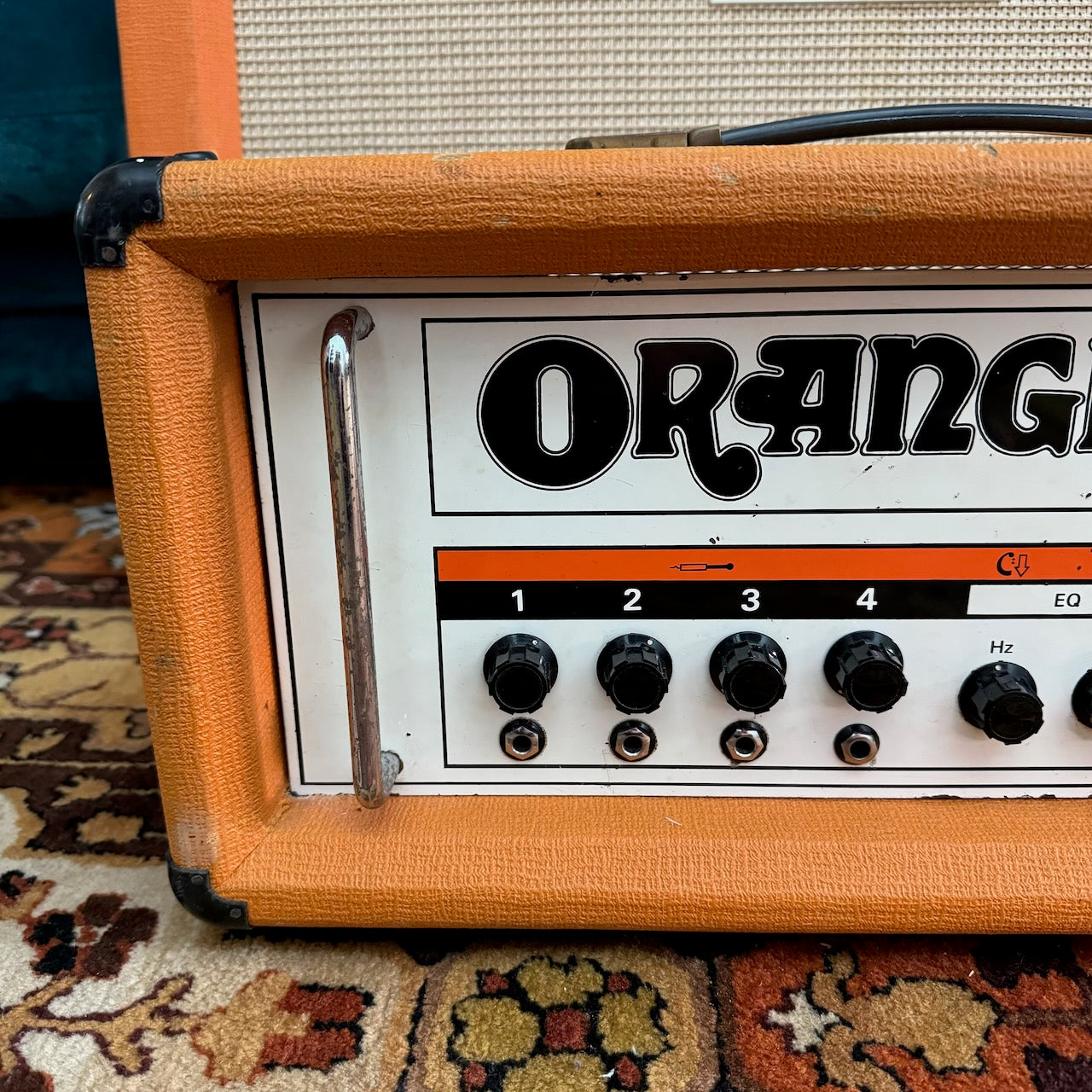 Vintage 1974 Orange PA120 Pics and Text Valve Amplifier Head